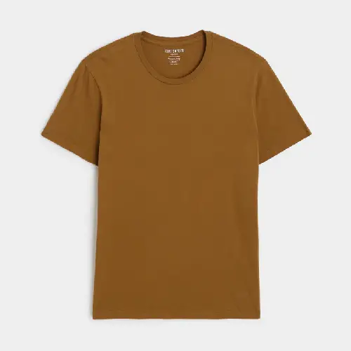 Made in todd snyder Premium Jersey T-Shirt in Leather Brown