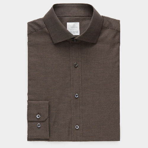 Todd Snyder Collar Dress Shirt In Brown For Mens