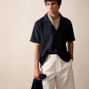 Todd Snyder Knitted Polo Shirt Knit Classic Navy