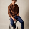 Todd Snyder Point Collar Shirt In Brown