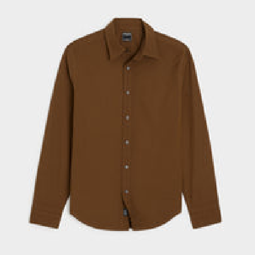 Todd Snyder Point Collar Shirt In Brown