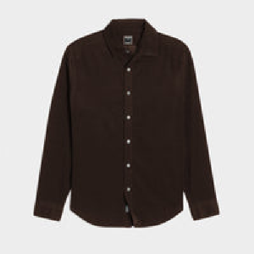 Todd Snyder Point Collar Shirt In Dark Brown For Mens