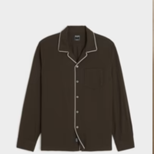 Todd Snyder Tipped Shirt In Brown For Mens