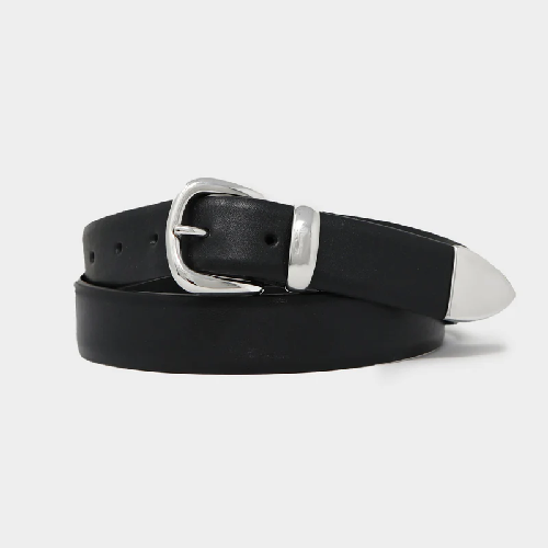 Todd Snyder Western Leather Black Belt