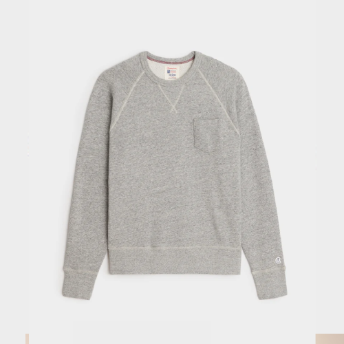 Todd Snyder knitted polo shirt Sweat in Antique Grey