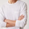 Jersey Long Sleeve T-Shirt in White Todd Snyder