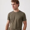 Made in todd snyder Premium Jersey T-Shirt in Olive