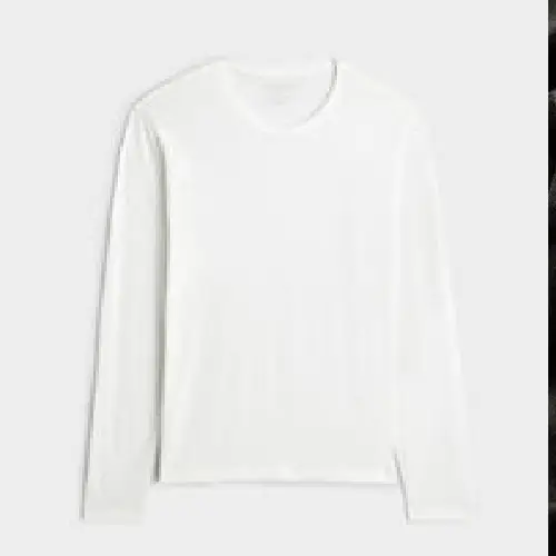 Todd Snyder Jersey wallabees Long Sleeve T-Shirt in White