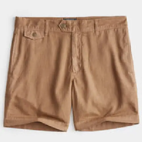 Todd Snyder || linen shorts mens Copper color