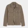 Todd snyder Boiled Wool Shirt Jacket in Dark Moss