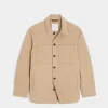 Todd snyder Cashmere Shirt Jacket in Camel color