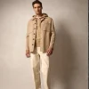 Todd snyder Cashmere Shirt Jacket in Camel color