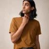 Todd snyder Homespun Slub Pocket T-Shirt in Leather Brown