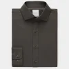 Todd snyder Merino Spread Collar Dress Shirt in Dark Brown