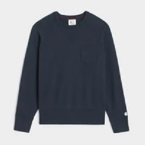 Todd snyder Midweight Pocket Sweatshirt in Original Navy