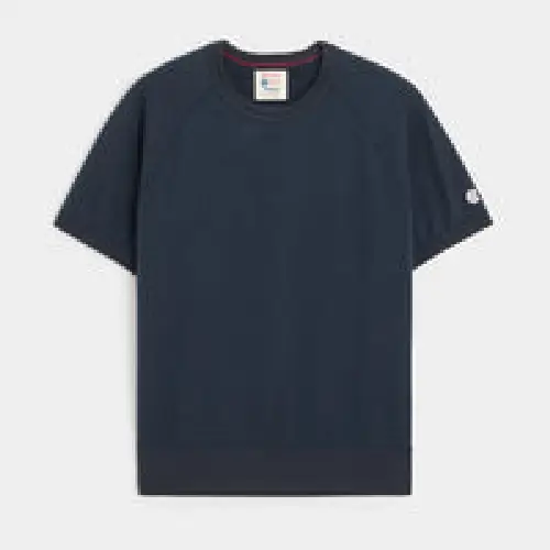 Todd snyder Midweight Short Sleeve Sweatshirt in Original Navy