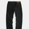 Todd snyder Relaxed Selvedge Jean in Black Wash