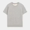 Todd snyder Short Sleeve Sweatshirt in Grey Mix