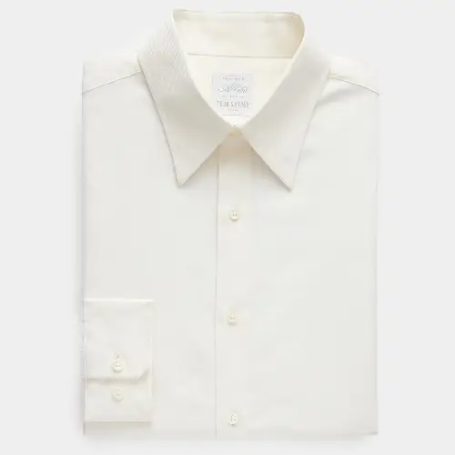 Todd snyder Twill Long Collar Dress Shirt in Stone