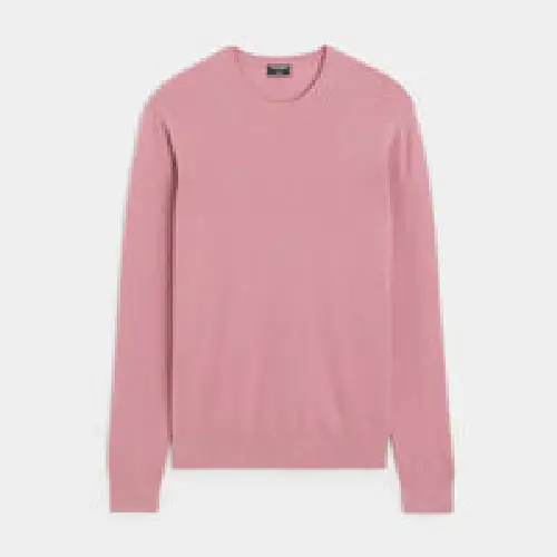 Todd snyder champion sweaters Cotton Silk Pique Crew in Mauve