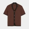 Todd snyder champion sweaters Polo in Saddle Brown