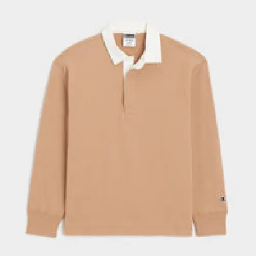 Todd snyder champion sweaters Terry Rugby in Camel color