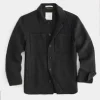 Todd snyder shirt jacket men for Italian Cashmere in Charcoal